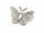 Pendentif en argent en forme de papillon
