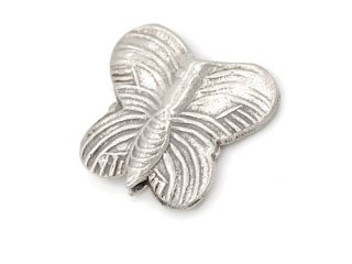 925 silver spacer bead - butterfly 16x18 mm, for threading /3167