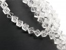 Rock crystal strand - cubes 10 mm transparent, length 40...
