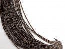 Hematite strands - faceted  rondelle 2 mm coffee brown,...