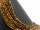 Cordon - Œil de tigre, lentilles facettées 3x5mm, doré brun, longueur 38,5cm /5606
