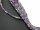Cordon d´Améthyste - boules à facettes 6mm violet blanc, longueur 39,5cm /1138