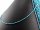 Pierced, faceted apatite beads in light blue