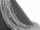 Labradorite strand - faceted rondelles 3x4 mm grey iridescent, length 39.5 cm /1596
