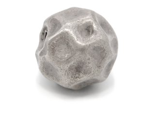 Élément intermédiaire - Perles boule en argent 925, 18 mm, martelé /3182