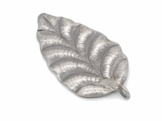 925 silver pendant - leaf 24x45 mm, with eyelet /3174