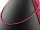 Cordon - Rubis, boules facettées 2 mm, rouge rubis, longueur 39 cm /1185
