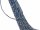Faceted, small, grey-blue lapis lazuli beads