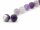 Two faceted amethyst beads