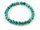 Bracelet - Agate, boules à facettes 6mm turquoise /8876