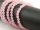 Bracelet - Agate, boules à facettes 6mm rose /8879