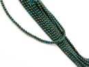 Perles de jaspe colorées et percées
