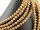 Cordon - Jaspe, boules 10mm brun sable et beige, longueur 38,5cm /2246