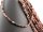 Rhodonit Strang - Kugeln 4 mm rosa und schwarz, Länge 38,5 cm /2311