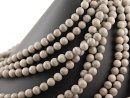 Jasper strand - spheres 10 mm grey patterned, length 39...