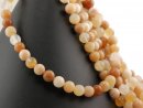 Yellow opal strand - spheres 10 mm shades of honey,...
