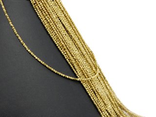 Glittering, pierced haematite beads