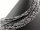 Hematite strand - faceted spheres 3 mm silver, length 40 cm /4090