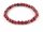 Bracelet - Agate, boules à facettes 6mm rouge rubis /8889