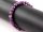 Bracelet - Agate, boules à facettes 6mm nuances de violet /8875