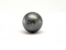 Perle de Tahiti - ronde, env. 10 mm, anthracite,...
