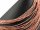 Cordon - Hématite, boules à facettes 4mm or rose, longueur 39cm /1215