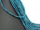 Apatite strand - spheres 5 mm shades of blue, length 39.5...