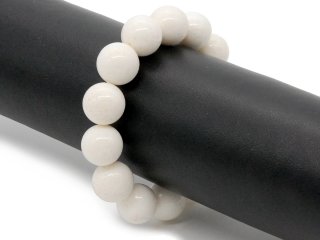 Bracelet - white coral 14 mm /8919
