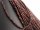 Faceted, pierced, red garnet beads
