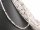 Cordon de Tourmaline -  boules facettées 4 mm blanc noir, longueur 39 cm /4585