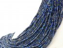 Lapis strand - spheres 4 mm royal blue, length 39.5 cm /4284
