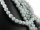Perles daigue-marine percées bleu clair de grande taille