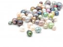 40 grams of colourful mixed cultured pearls