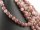 Strawberry quartz strand - spheres 10 mm blackberry and taupe, length 37,5 cm /4740
