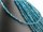 Apatite strand - faceted rondelle 3x4 mm blue, length 39cm /4695