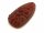 Pendentif - cornaline, buddha avec ruyi, rouge foncé, 22x42mm /B050