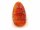 Pendentif - cornaline, Bouddha en prière, rouge orange, 22x43mm /B057