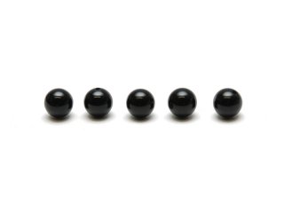 Onyx - Kugel 6 mm schwarz, 5 Stk /4001s