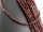 Garnet strand - faceted disc 2x4 mm bordeaux red, length 39 cm /1306