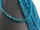 Cordon d´Apatite - boules 4- 4,5mm bleu, longueur 40cm /4956