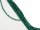 Pierced, faceted, green malachite rondelle