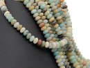 Rondelle damazonite multicolore
