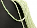 Nacre strand - tube 3x4 mm spring green shimmering,...