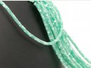 Nacre strand - tube 3x4 mm sea green shimmering, length...