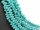 Cordon - Howlite, goutte facettées 6x9mm, turquoise, longueur 17,5cm /4825