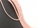 Nacre strand - round 3 mm pink shimmering, length 39 cm...