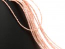 Nacre strand - round 2,5 mm pink shimmering, length 39 cm...