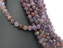 Ametrine strand - spheres 10 mm lilac and red yellow,...