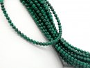 Green malachite beads