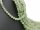 Green garnet strand - spheres 8 mm colored green, length 38 cm /4680